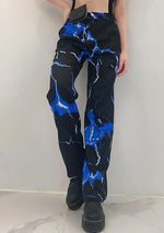 Load image into Gallery viewer, Trendy High Rise Print Straight Bottom Pants Shopping
