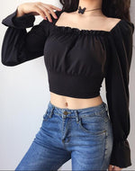 Load image into Gallery viewer, Tie Back Ruffle Crop Top Wholesale for Womens
