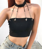 Load image into Gallery viewer, Metal Chain Straps Bandeau for Lady
