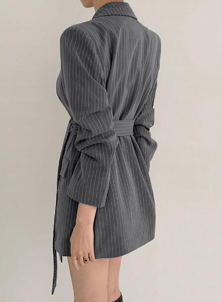 Waist Belted Blazer Suits Outerwear From Fashion Riva