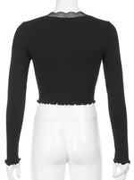 Load image into Gallery viewer, Fashion Knit Crop Top For Ladies

