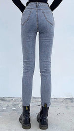 Load image into Gallery viewer, Supper Stretch Denim Skinnies Jeans for Ladies
