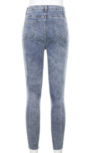 Supper Stretch Denim Skinnies Jeans for Ladies