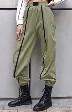 Load image into Gallery viewer, Zipper Leg Color Contrast Cargo Pants Wholesalers
