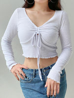 Load image into Gallery viewer, Smocked Crop Top Wholesale from Fashion Riva
