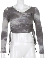 Load image into Gallery viewer, Tie Dyed Crop Top Wholesale from Fashionriva
