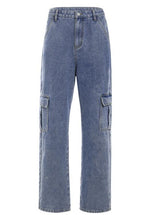 Load image into Gallery viewer, Shopping Online Denim Cargo Jogger For Womens
