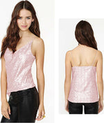 Load image into Gallery viewer, Factory Wholesale Clothing Curve Plus Sequin Strappy Vest Tops
