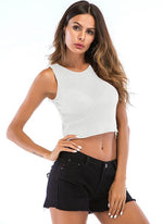 Load image into Gallery viewer, Hollow back Crop Top Fashion Shopping
