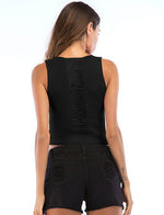 Load image into Gallery viewer, Hollow back Crop Top Fashion Shopping
