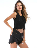 Load image into Gallery viewer, Chic Hollow Crop Top OEM For your Amazon Store
