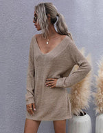 Load image into Gallery viewer, Chic V Neckline Solid Sweater Tops For Women

