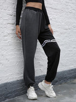 Load image into Gallery viewer, High Street Fashion Color Contrast Sweat Harem Pant

