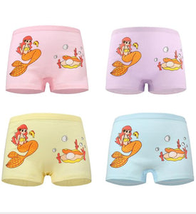 Online Wholesale Kids Girl Cotton Cartoon Basic Underwear