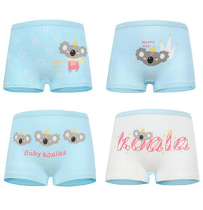Wholesale Kids Girl Cotton Cartoon Basic Underwear