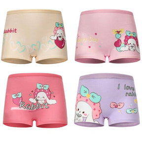 Wholesale Online Kids Girl Cotton Print Basic Underwear