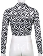 Load image into Gallery viewer, High Street Look Print Crop Shirt For Womens
