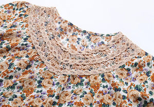 Sweet Floral Midi Dress