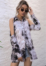 Load image into Gallery viewer, Tie Dye Long sleeve Blouse
