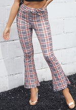 Load image into Gallery viewer, Fashion Print Casual Flare Pants

