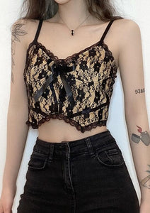 Sexy Bow Strappy Crop top