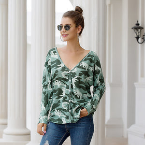 Knit print Top Shirts for Autumn Must Have